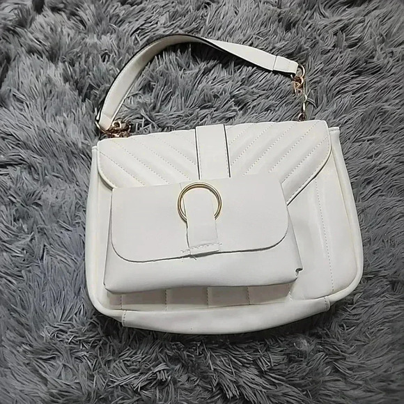 Brand New white shoulder bag with wallet - Picture 8 of 10